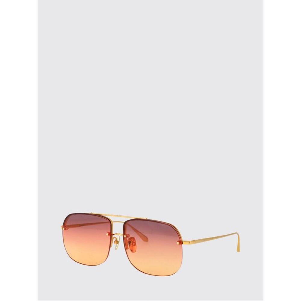 Linda Farrow Sunglasses Men Gold